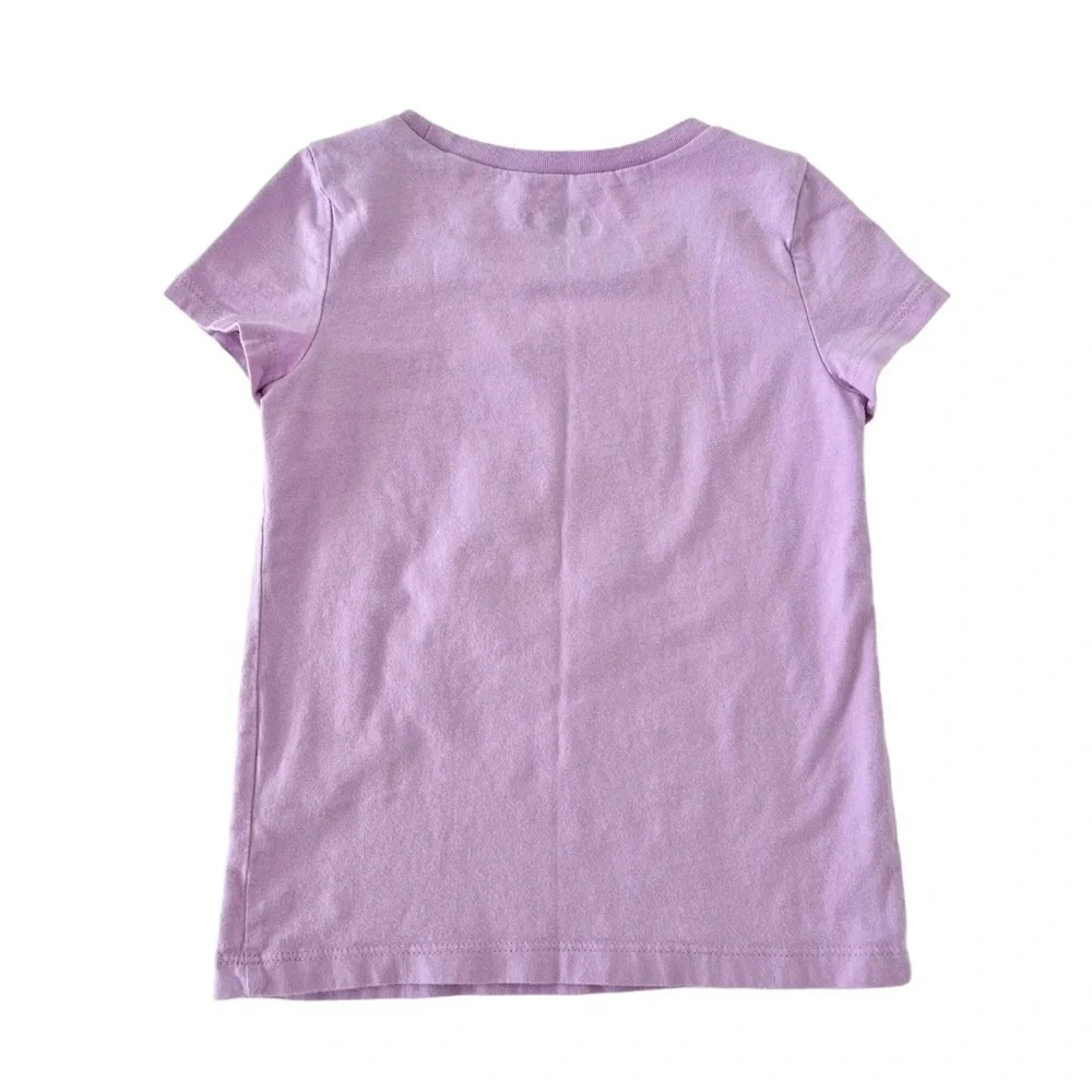 OshKosh B'gosh Lavender Tee with Unicorn Cat Graphic | Girls 4T